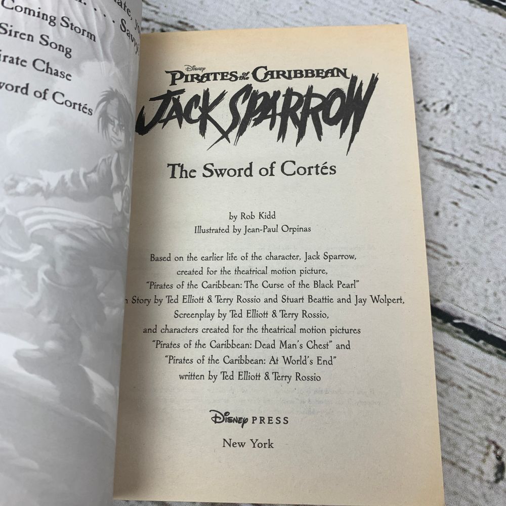 Pirates of the Caribbean: Jack Sparrow - The Sword of‎ Cortes by Rob Kidd [2006] - Picture 6 of 6